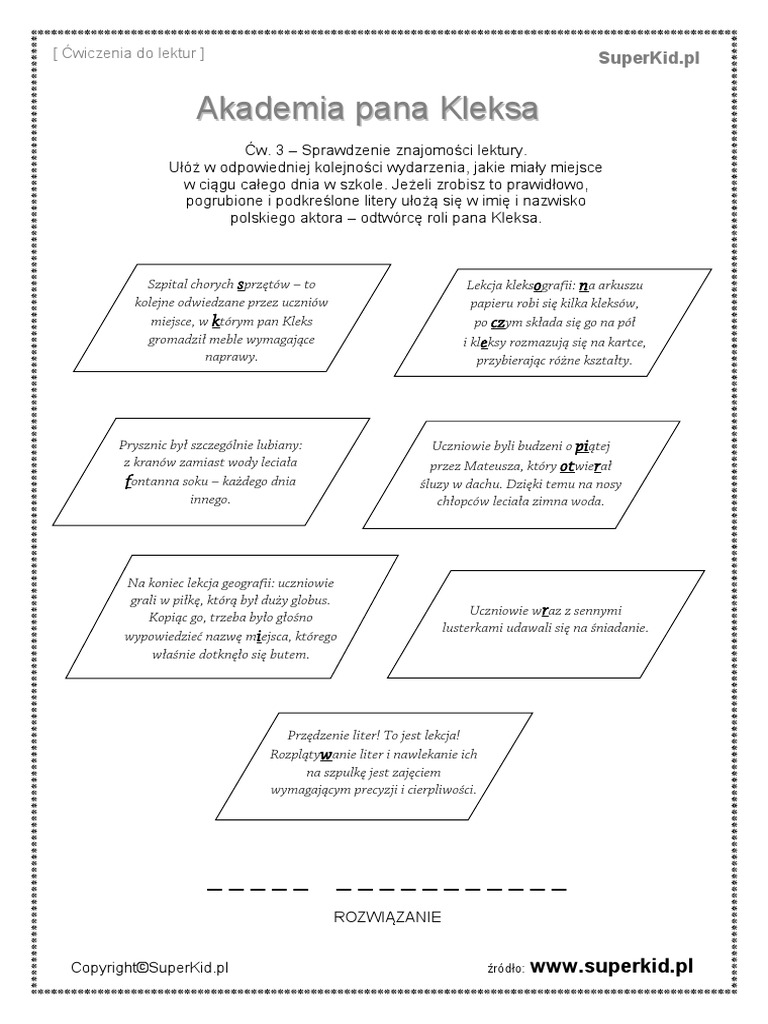 Akademia Pana Kleksa Pdf Wolne Lektury