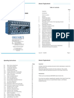 Becker 6100 Operators Manual