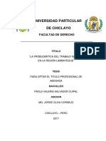 Trabajo Infantil en Lambayeque