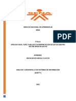 Ap06-Aa7-Ev04. Foro. Análisis e Interpretación de Datos Dentro de Una Base de Datos