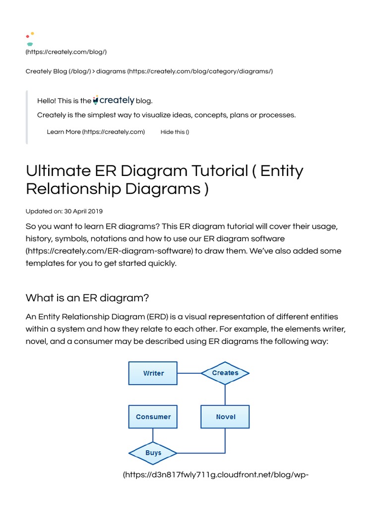 Comprehensive ER Diagram Guide | PDF | Computing | Data
