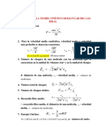 Ecuaciones cinético-moleculares del gas ideal