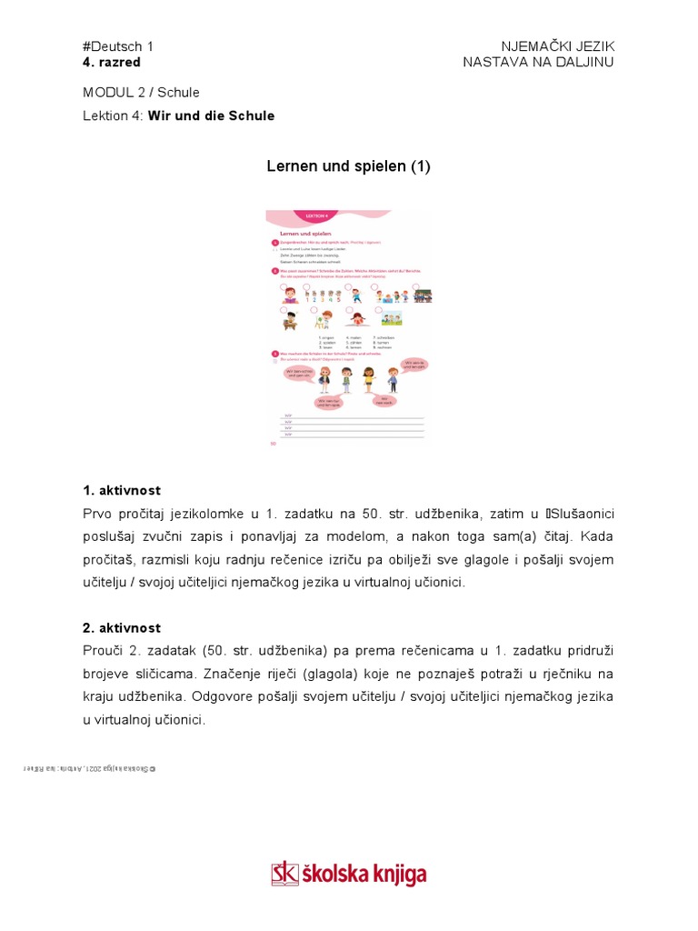 UE32 Lernen Und Spielen | PDF