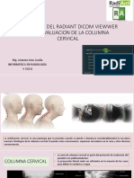 Clase 9 Aplicación Del Radiant Dicom Columna Cervical PDF