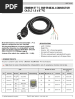 CDS61236 Ethernet Superseal Connector Cable 1.8M (Rev A and Rev B)