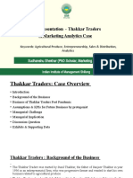 Case PPT - Thakkar Traders
