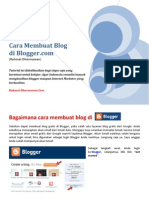 Cara Membuat Blogdi Blogger