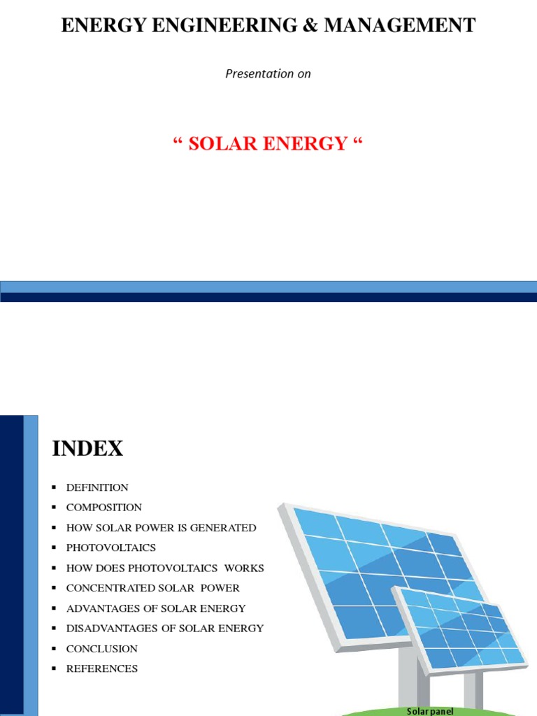 Solar Energy | PDF