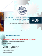 Introduction to Manufacturing Technology