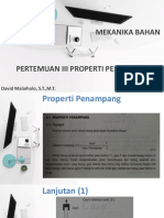 III. Property Penampang