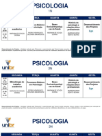 Horario Psicologia