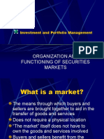 Organizations and Market Functions