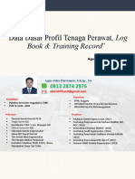 Data Dasar Profil Perawat, Log Book & Training Record (Agus Joko)