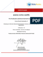 EI - 2022 - V7 - Certificado de Curso Excel Intermedio