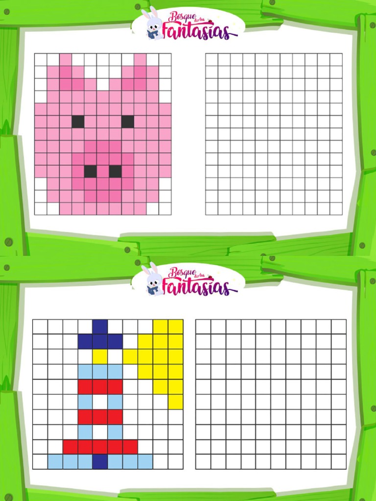 Fichas de Pixelart | PDF