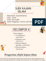 Makalah Kelompok 4 Objek Kajian Islam