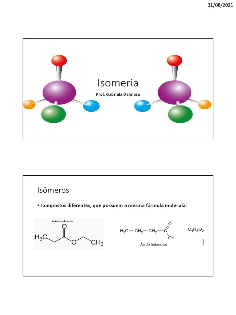 Isomeria Resumo | PDF