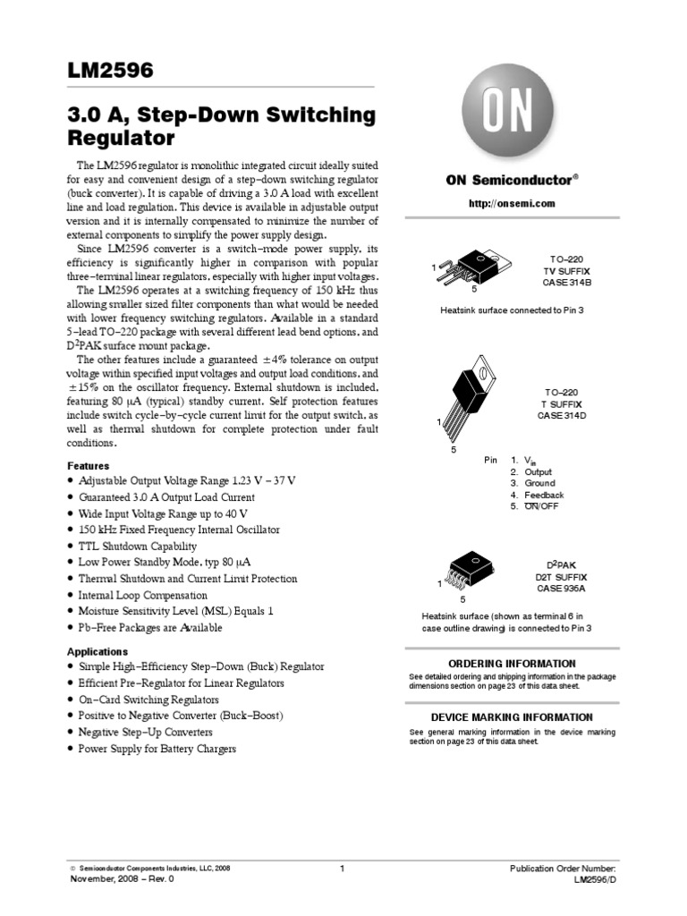 LM2596-D Datasheet | PDF