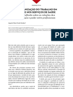 Relações de poder entre profissionais em equipes de saúde