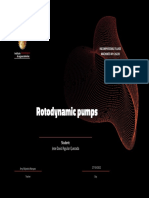 Incompressible fluids rotodynamic pumps