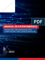 Manual de Patentamiento - Invenciones Implementadas Por Computador e Inteligencia Artificial