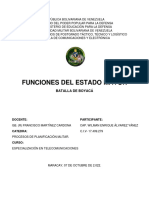 Funciones Del Estado Mayor, Batalla de Boyacá