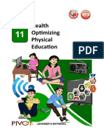 Grade 11 Health Optimizing Physical Education 1