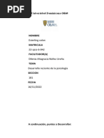 Desarrollo Reciente de La Psicologia