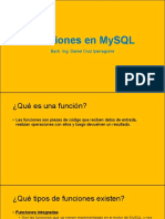 Funciones en Mysql