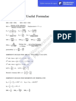 Formulas de Estabilidad y Calculos