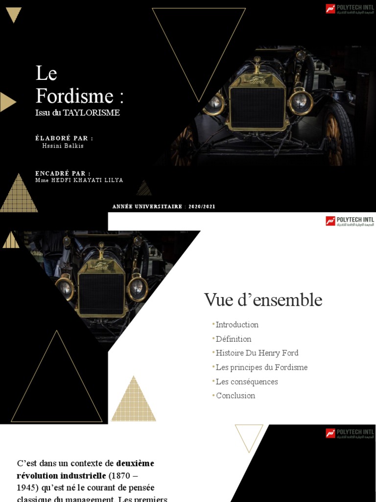 Comprendre le Fordisme et ses principes | PDF | Économie | Business