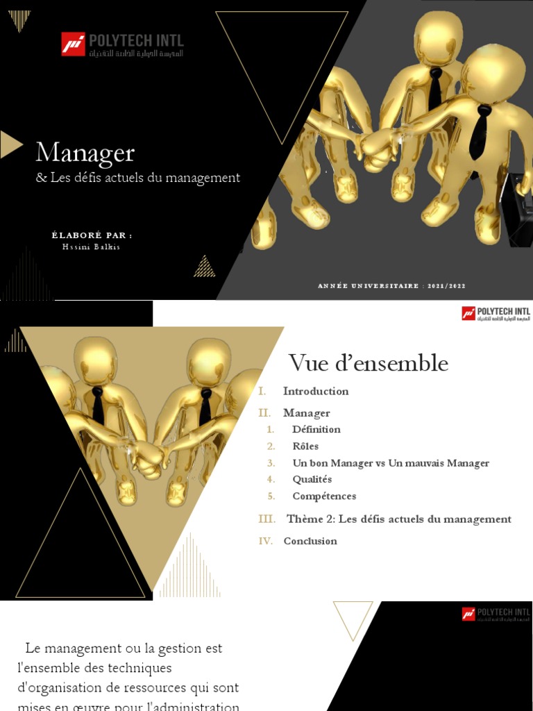 Défis et qualités du management moderne | PDF | Business | Économie