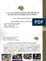 Universidad Nacional de Trujillo: Escuela de Ingeniería Metalúrgica