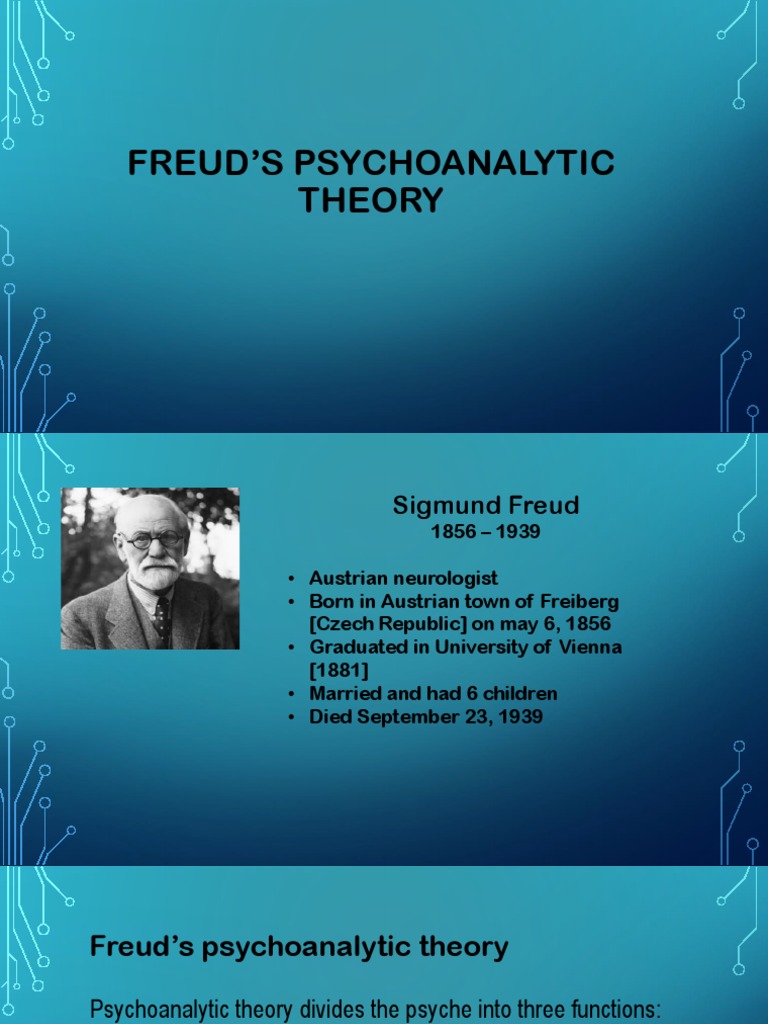 Freud's Psychoanalytic Theory Explained | PDF | Id | Unconscious Mind