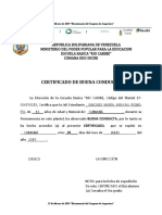 CERTIFICADO DE PROMOCION Y DE BUENA CONDUCTA 2018-19 REVISADO Lisneida