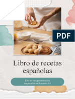 Spanish Food Cookbook by Slidesgo