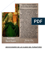 Devocionario de Las Almas Del Purgatorio