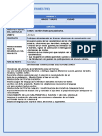 3° Grado Semana 4 (1° Trimestre)