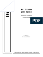 PCI E Series User Manual