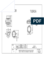 Conector Tuerca: Unidad Dibujado Revisado Tema #De Plano Nombre Fecha Seiketsu Ingenieros S.A.C Escala 1:1 SEIKET001 MM