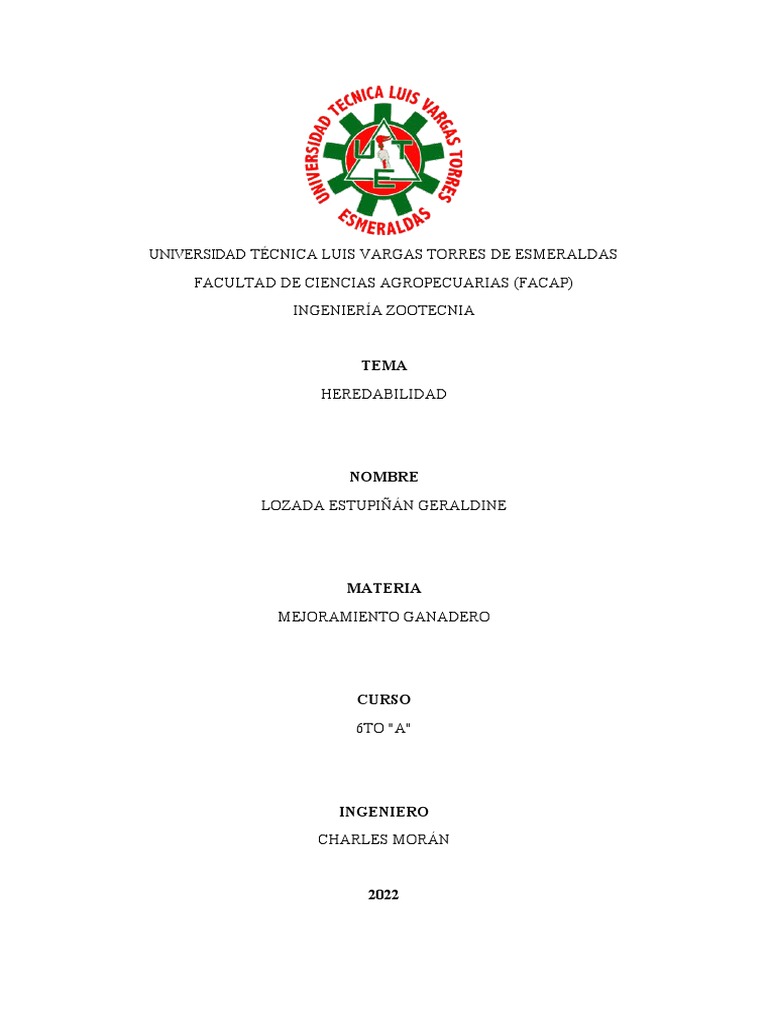 Heredabilidad PDF Heredabilidad Genética