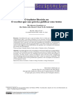 O Tradutor Literário Ou o Escritor Que Não Precisa Publicar Seus Textos