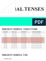 Verbal Tenses