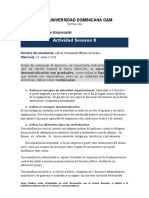 Actividad Semana 8 - Gestión Empresarial