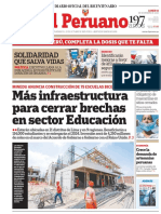 El Peruano: Más Infraestructura para Cerrar Brechas en Sector Educación