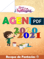 Agenda Escolar 2020 2021 Bosque Fantasias