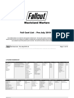 Fallout - Full Card List - Pre-July 2019 v6