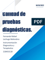 Criterios de Calidad de Las Pruebas Diagnosticas - Terapeutica - LMFR