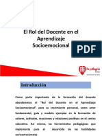 El Rol Del Docente en El Aprenidzaje Socioemocinal 20 Sept 2022