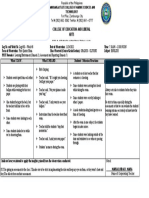 Logsheet Format